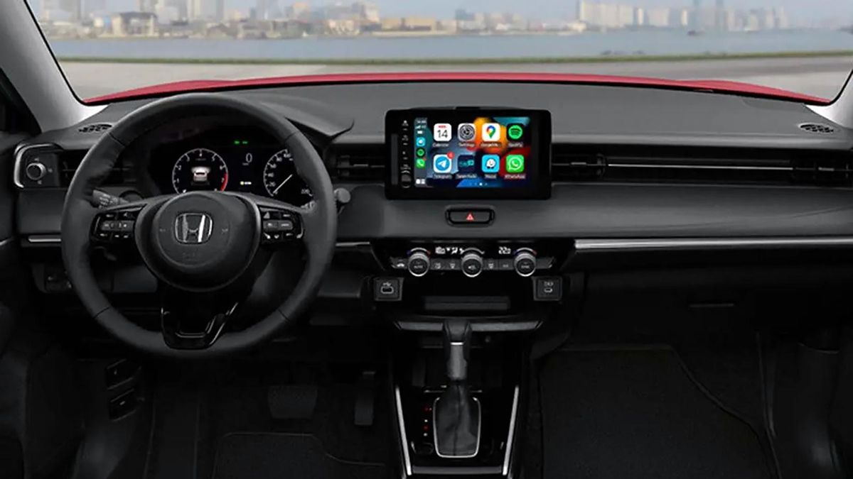Así es el renovado interior de la HR-V 2025.