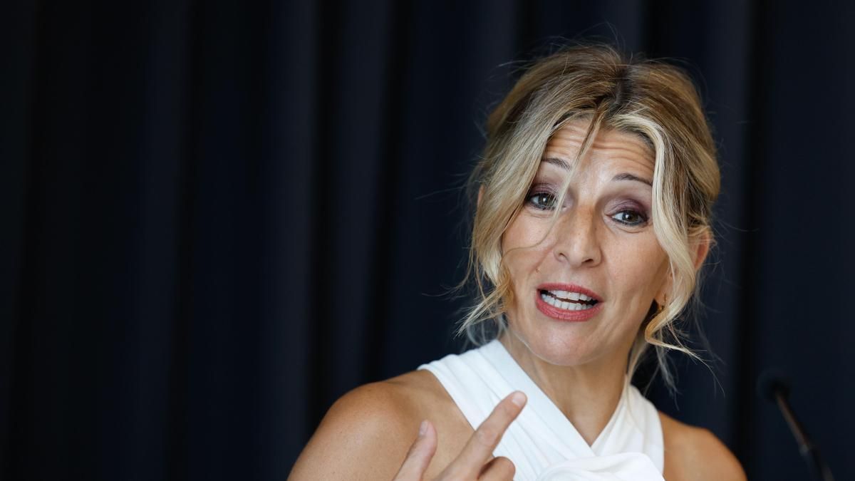 Yolanda Díaz presenta su programa a liderar la OIT y encarar desafíos como la IA y el cambio climático