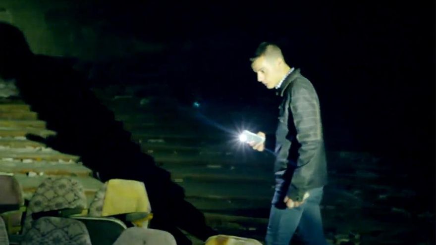 El reportero de 'Viva la vida' durante la visita