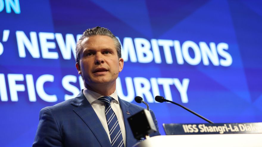 Hegseth: "No buscamos un conflicto con China, pero no seremos expulsados" del Indopacífico