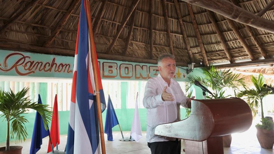 El presidente del Gobierno de Canarias en su visita a Cuba