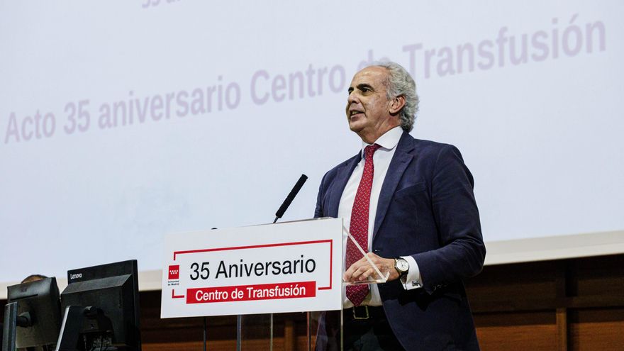 El consejero de Sanidad de la Comunidad de Madrid, Enrique Ruiz Escudero