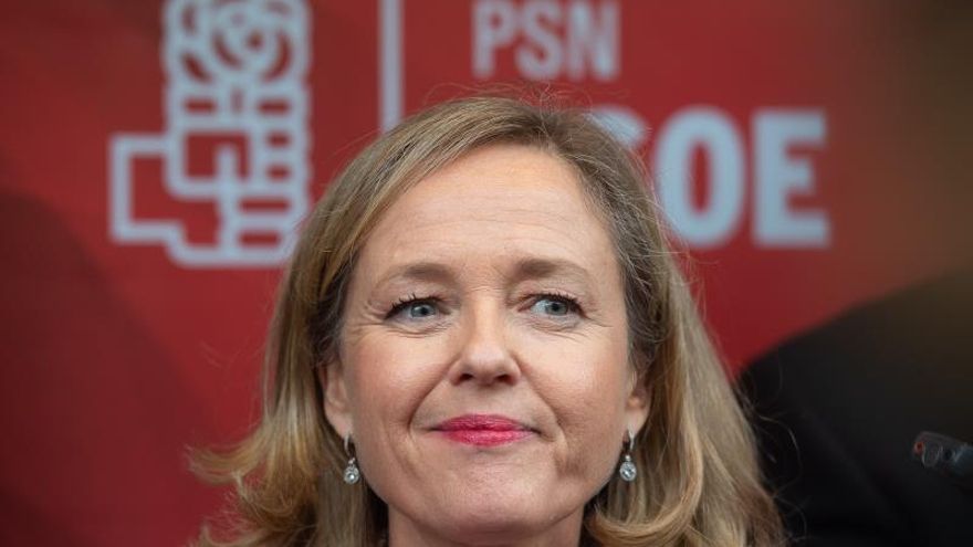 La ministra en funciones de Economía y Empresa, Nadia Calviño.