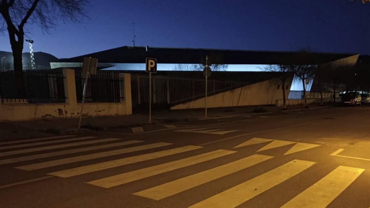 Calle de la Electromecanicas a oscuras