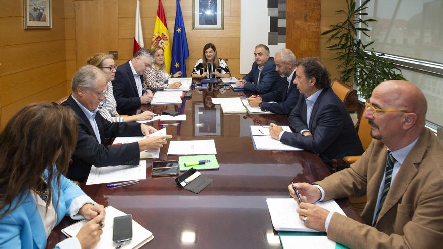 Reunión del Consejo de Gobierno de Cantabria presidido por Buruaga.
