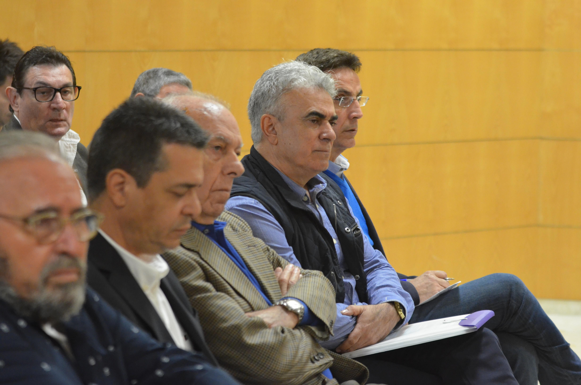 Daniel Martín Navarro, Manuel Barrios Rodríguez, Félix Sierra Melo y José Alberto González Reverón