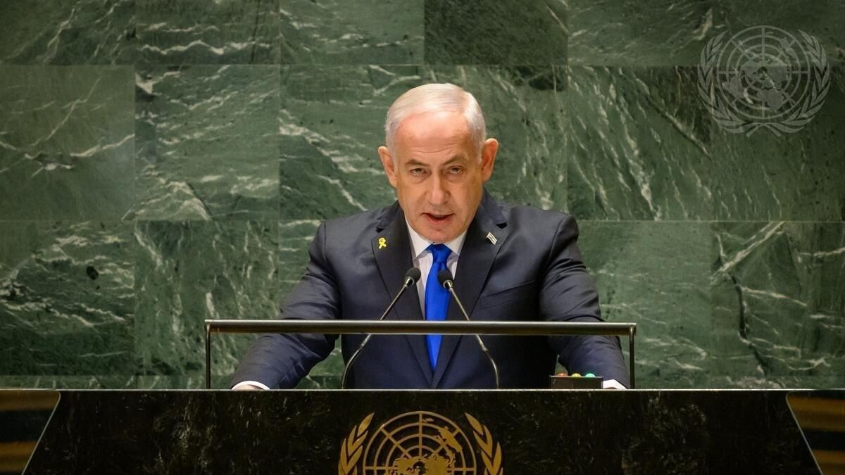 La Asamblea General de la ONU se vacía ante el discurso de Netanyahu, quien patalea: "Son cobardes morales"
