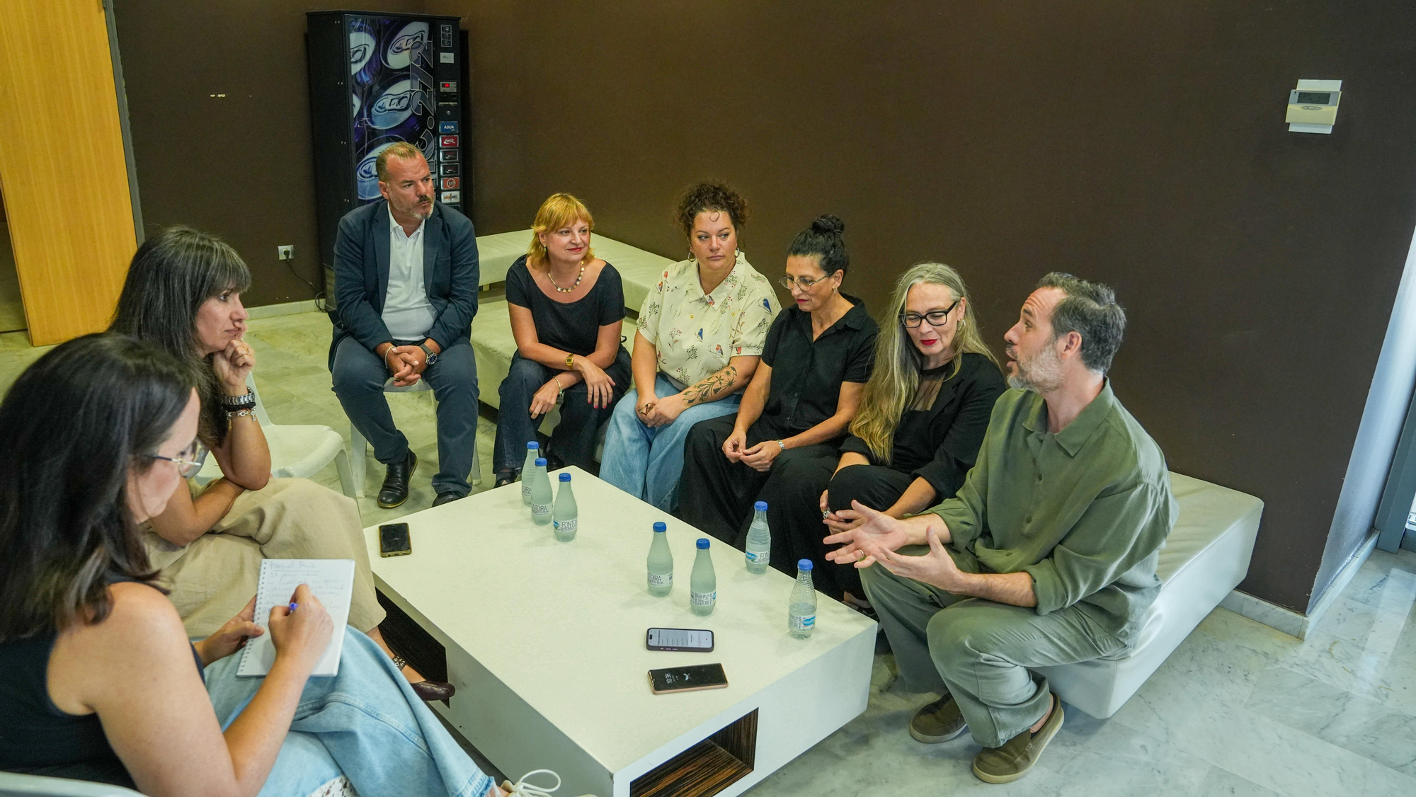 Los creadores Manuel Ruiz, Margarita Merino, Pepa Ortuño y Nieves Pedraza presentan sus proyectos desarrollados en el Teatro de la Axerquía