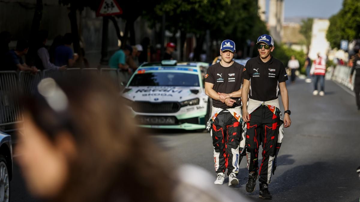 Ceremonia de salida del Rally Sierra Morena 2026