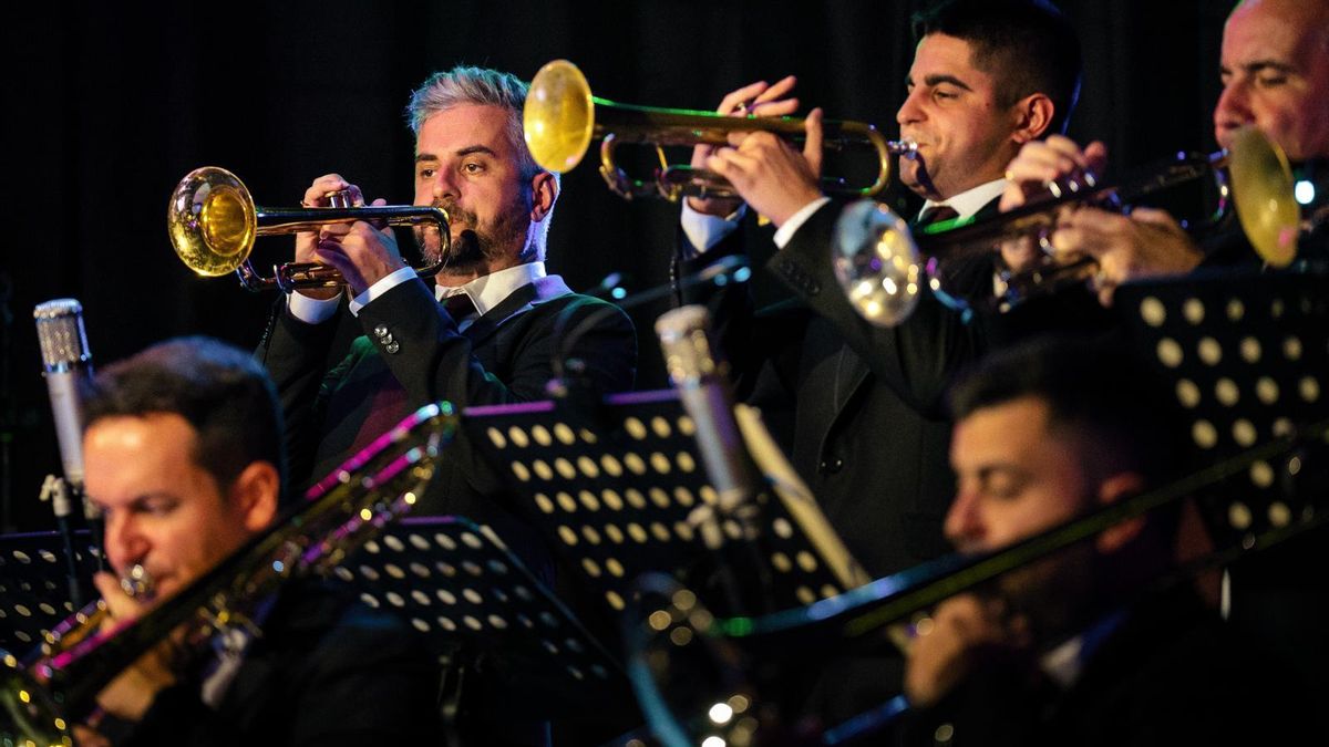 La Atlantic Jazz Lab Orchestra, durante una actuación.