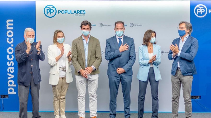 El PP vasco aclama a Iturgaiz: presidente con 54 votos a favor de 57 miembros de la junta directiva