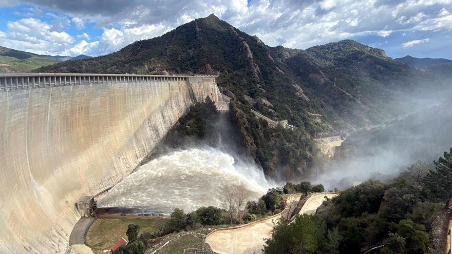 Los embalses de las cuencas internas de Catalunya llegan al 60% tres años después