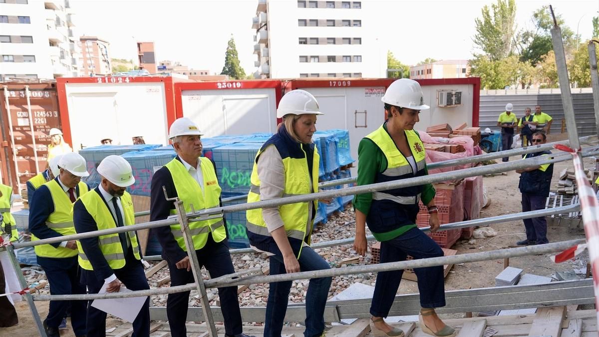 La ministra de vivienda, Isabel Rodríguez, en Valladolid.