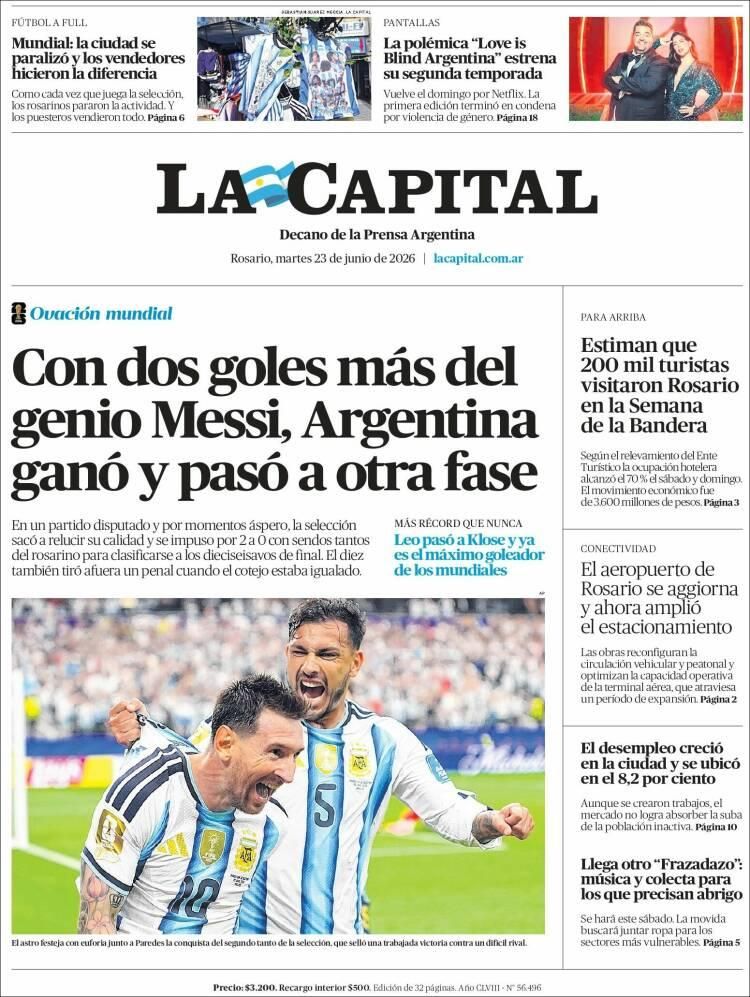 Los diarios del mundo, a los pies de un Messi eterno