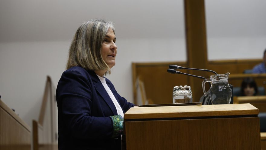 Archivo - La parlamentaria de EH Bildu Nerea Kortajarena