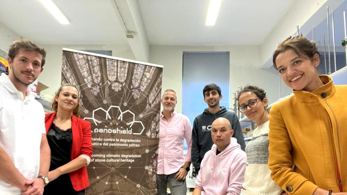 Investigadores del proyecto Nanoshield.