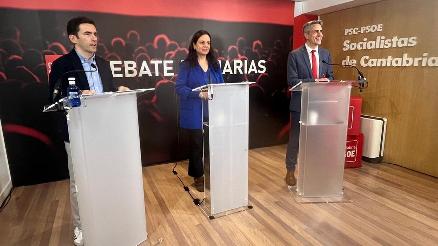 Más dardos que propuestas: Zuloaga y Casares ajustan cuentas pendientes en el debate por el liderazgo del PSOE cántabro