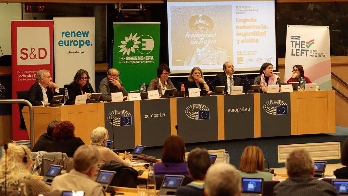 Jornadas 'Franquismo sin Franco: legado autoritario, impunidad y olvido', en el Parlamento europeo