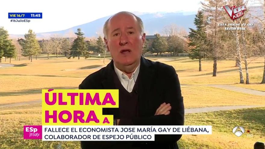 El recuerdo de Antena 3 y Telecinco al fallecido Josep Maria Gay de Liébana: "Qué personalidad tan admirable"
