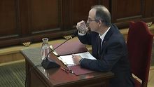 Jordi Turull durante su declaración ante el Tribunal Supremo.