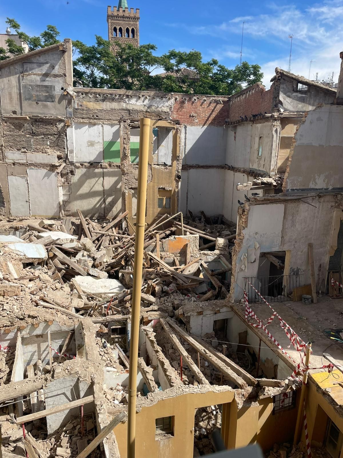 Imagen del interior del edificio de Estébanes 12