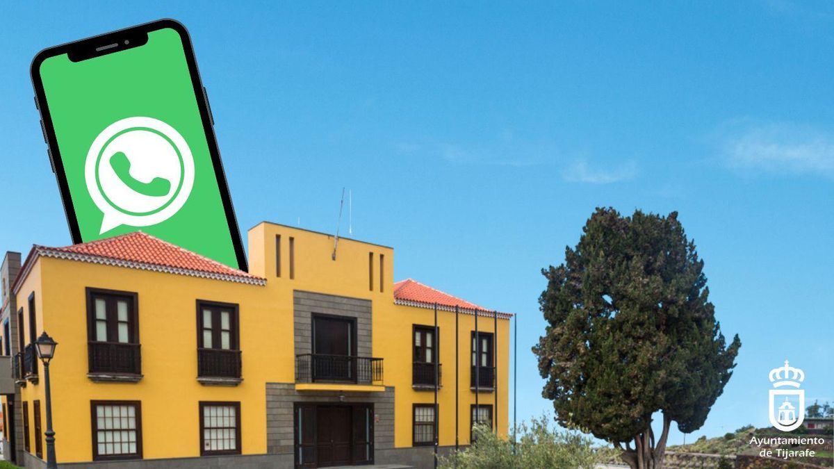 El Ayuntamiento de Tijarafe estrena canal de Whatsapp.