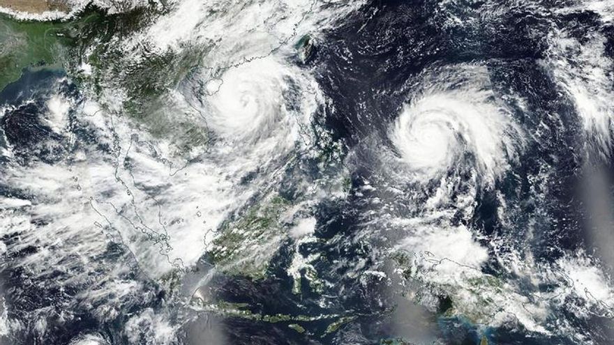 El tifón Sarika toca tierra en la isla meridional china de Hainan