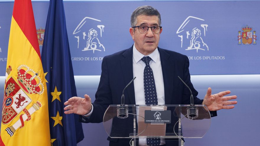 El portavoz del PSOE en el Congreso, Patxi López.