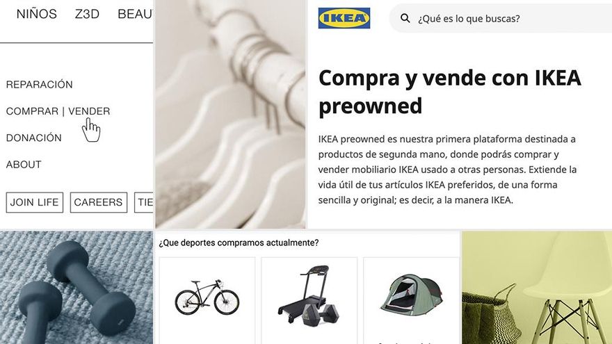 ¿Economía circular u oportunidad de ingresos? Ikea, Zara y Decathlon buscan su hueco en el negocio de segunda mano