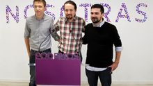 Iñigo Errejón, Pablo Iglesias y Ramón Espinar