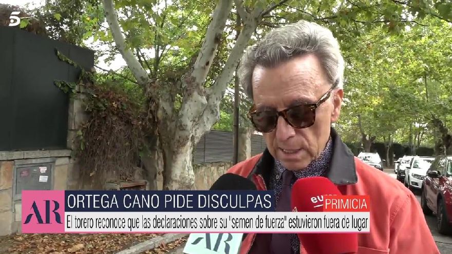 Ortega Cano se disculpa por su comentario del "semen" en Telecinco, y Ana Rosa lo defiende
