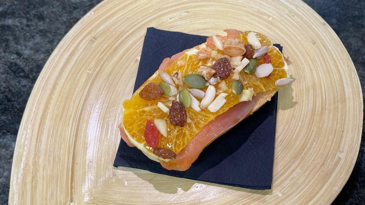 Una de las tapas ofrecidas en la ruta gastronómica de Canet d'en Berenguer.