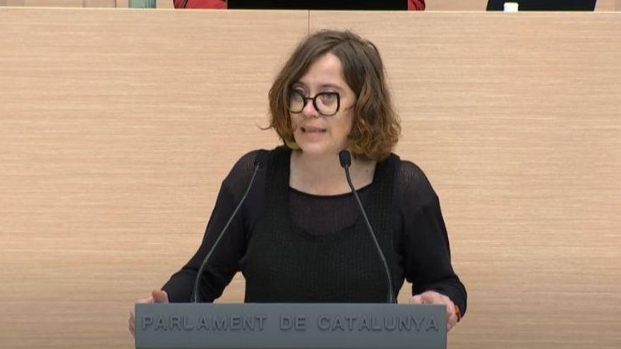La diputada de la CUP en el Parlament Eulàlia Reguant