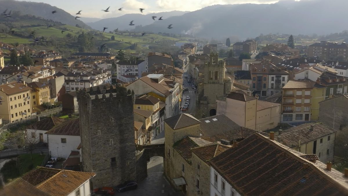 La localidad de Salas, en Asturias.