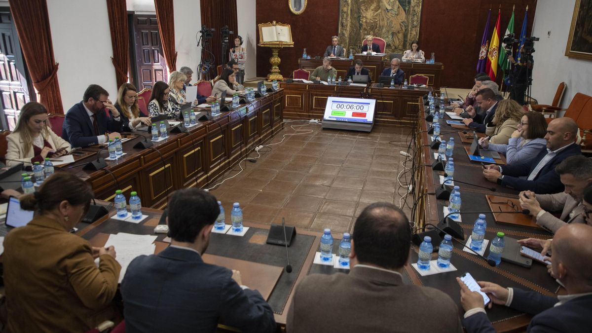 Pleno de la Diputación de este miércoles.