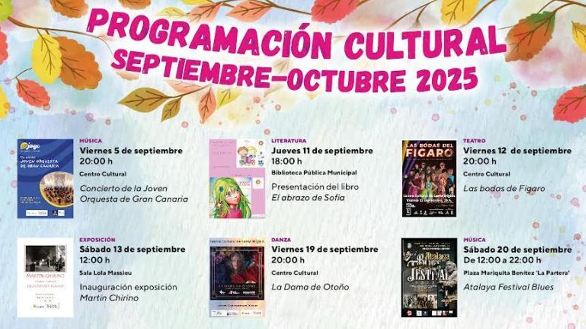 Programación cultural de Santa Brígida.