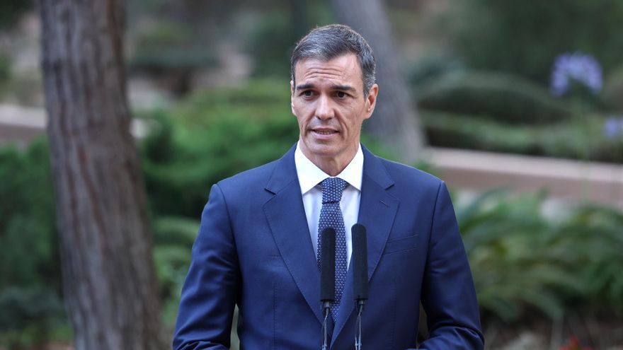 El presidente del Gobierno, Pedro Sánchez, a 29 de julio de 2025, en Palma de Mallorca, Islas Baleares (España).