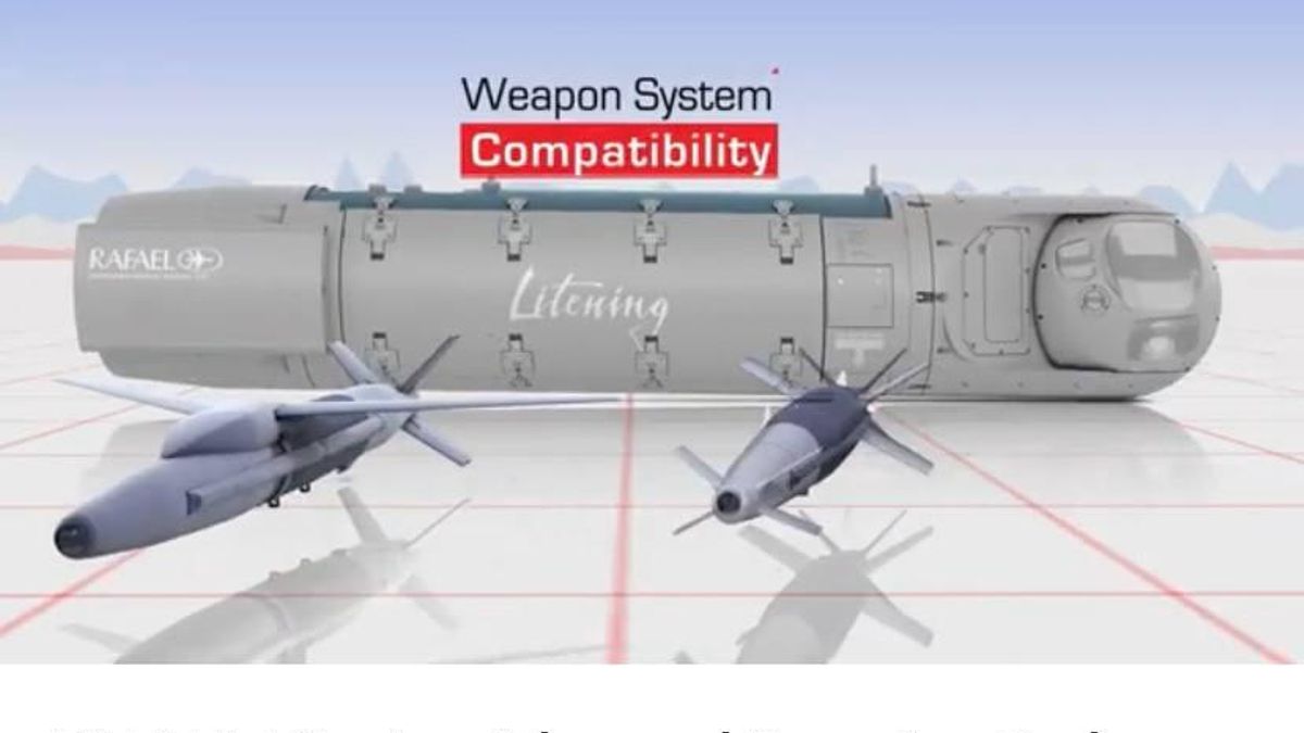 Imagen de un designador POD de la empresa estatal israelí Rafael