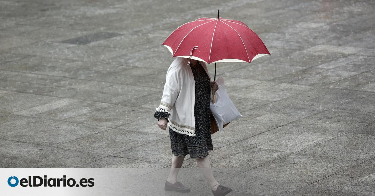 EL TIEMPO
La Aemet prevé lluvias intensas y un nuevo bajón de temperaturas para el arranque de semana