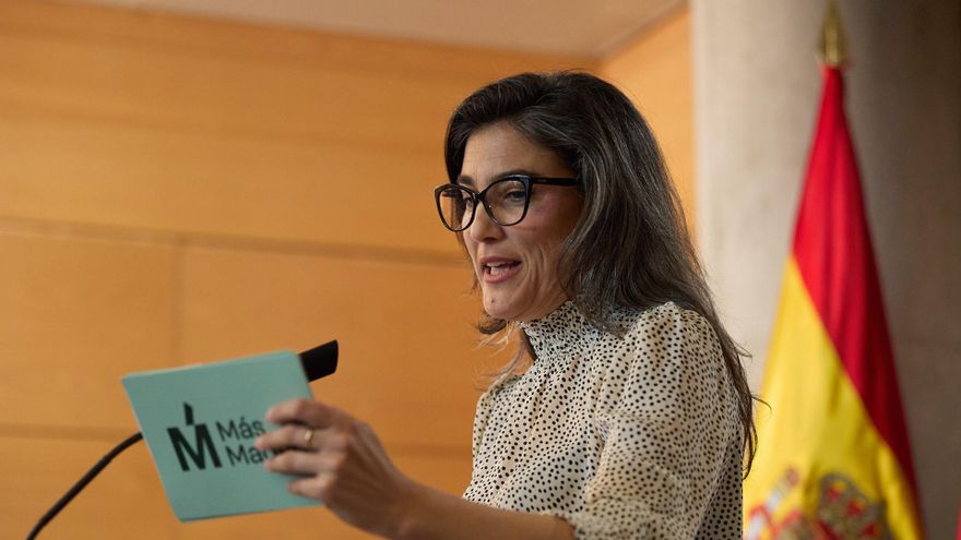 La portavoz de Más Madrid en la Asamblea, Manuela Bergerot