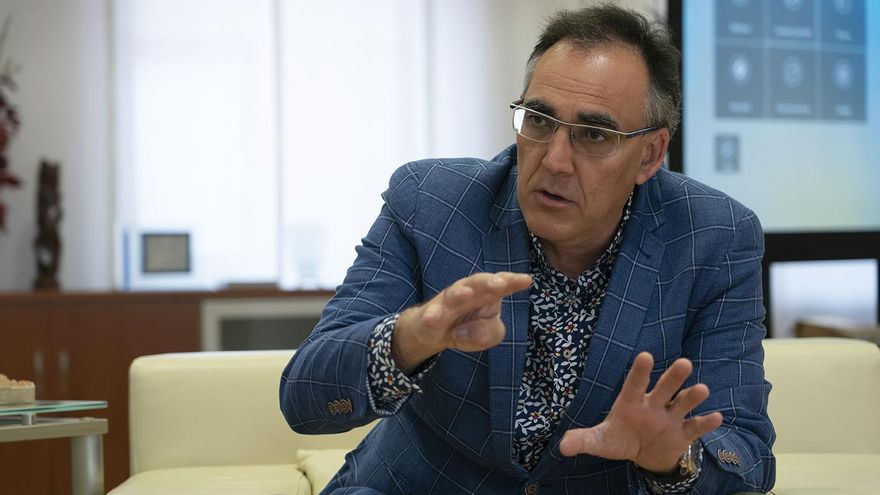 El consejero de Sanidad, Raúl Pesquera (PSOE).