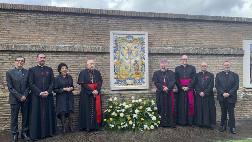 La Virgen del Pilar y el apóstol Santiago, nuevo emblema español en los Jardines Vaticanos