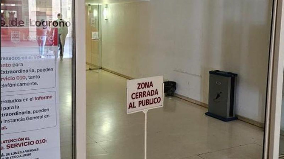 El Ayuntamiento de Logroño cierra antes de tiempo la atención al público tras agotar las citas