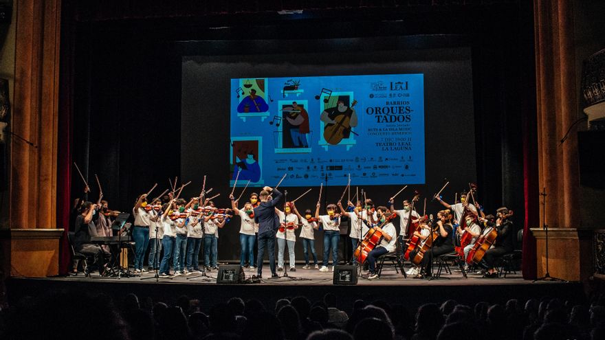 Concierto de invierno de Barrios Orquestados en Tenerife en 2021