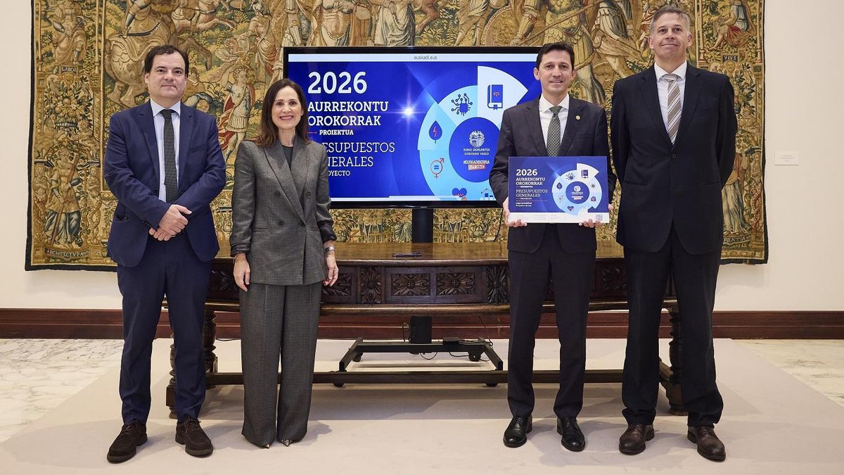 Los altos cargos y asesores del Gobierno de Pradales pasarán de 480 a 497 en 2026, según los presupuestos