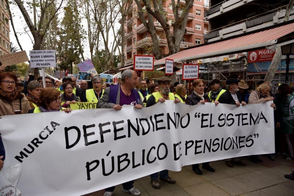 Murcia defendiendo el sistema público de pensiones