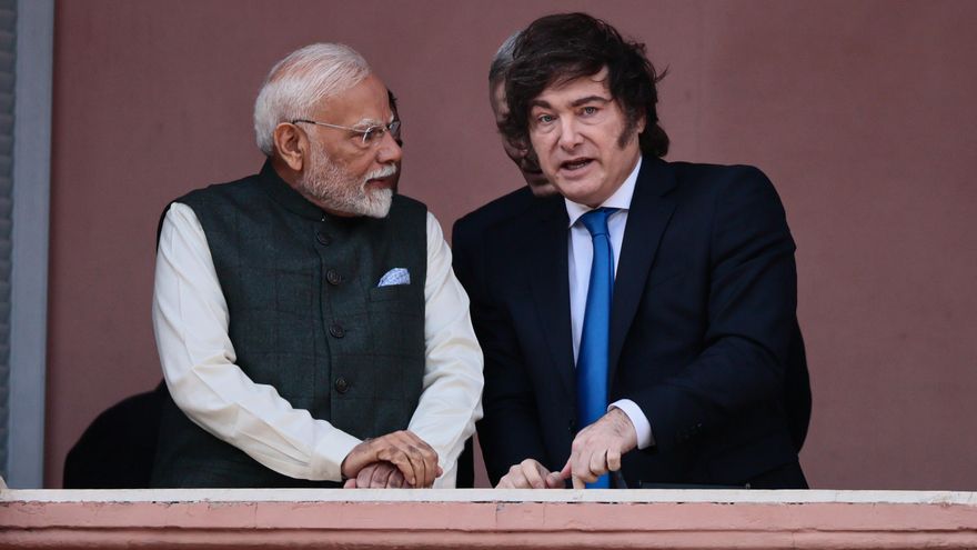 Comienza la visita oficial de Modi en Argentina con un encuentro con Milei