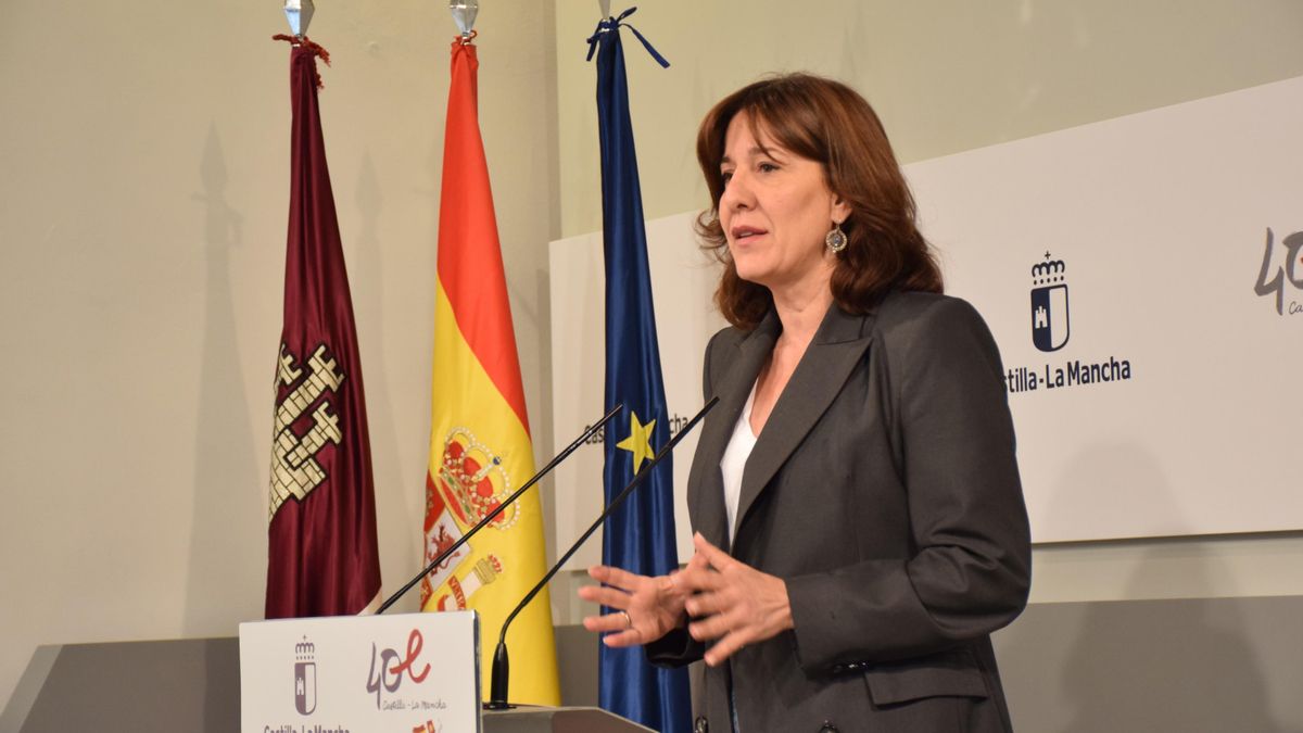 La portavoz del Gobierno de Castilla-La Mancha, Blanca Fernández