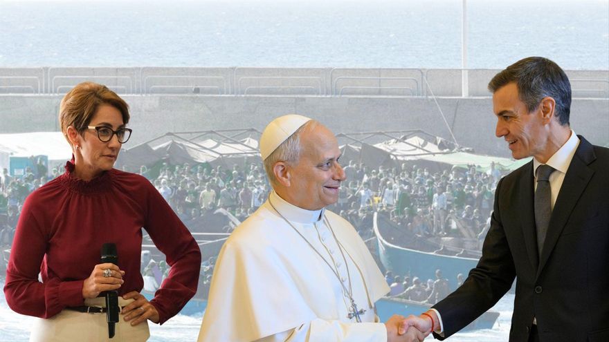 La alcaldesa de Mogán no quiere a Sánchez con el Papa en Arguineguín