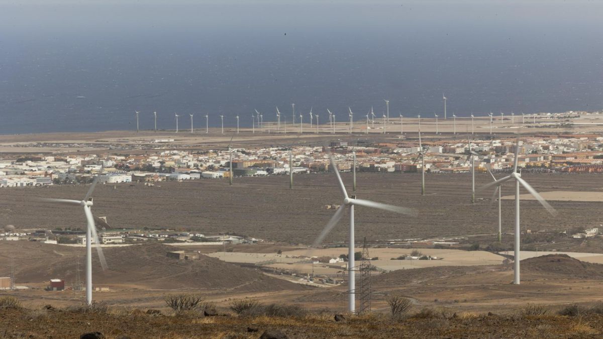 En la imagen, la costa del municipio de Agüimes (Gran Canaria), donde se han rozado los 40º.